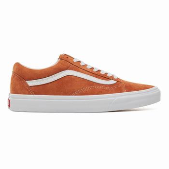 Férfi Vans Suede Old Skool Tornacipő VA0653249 Barna/Fehér